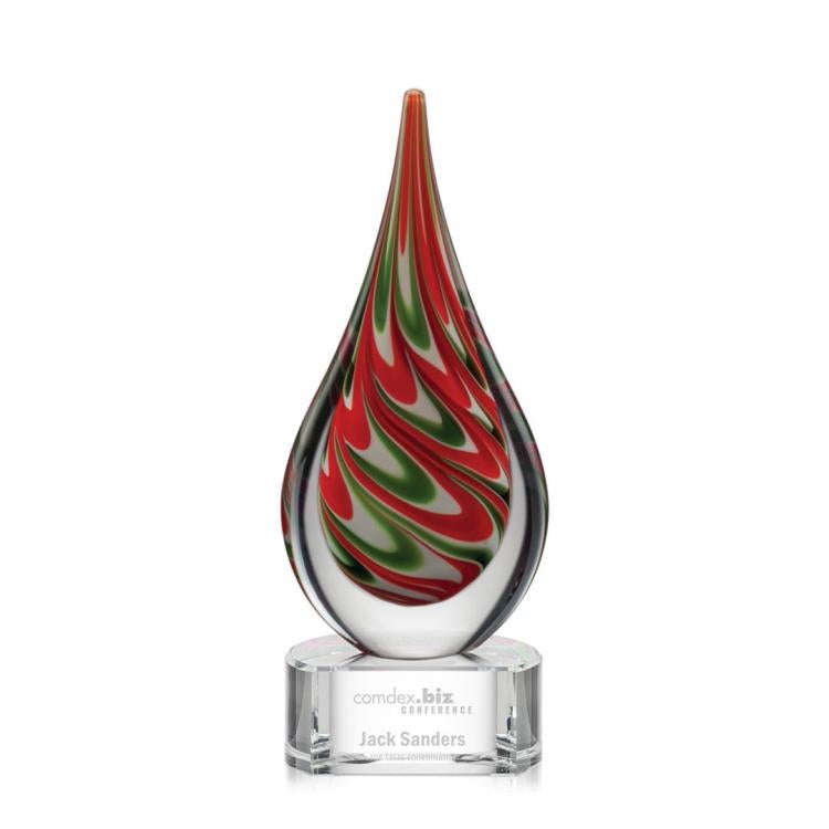 Glendower Award Clear Arg5151 Art Glass Awards Trophies