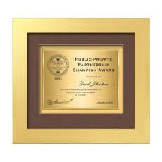 Premier Certificate TexEtch - Gold - Plaque Awards