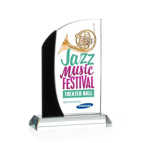 🏆 Jarvis VividPrint Award Black AWV7611 Awards and Trophies