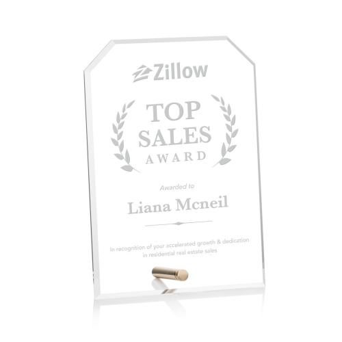 🏆 Employee Recognition Awards and Trophies Polaris Clipped Rectangle A