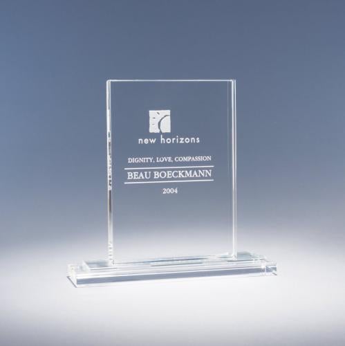 Recognition Awards - Shop by Brand - J Charles - Crystal Plaque