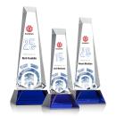 Rustern Obelisk VividPrint&trade; Award on Base - Blue Alt Image 2