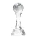 Soccer Ball Award on Langport Base - Clear