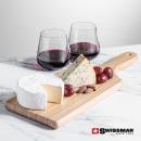 Swissmar&reg; Bamboo Board & 2 Breckland Stemless Wine Alt Image 1