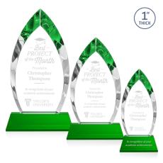 Marinello Award on Base - Green - Sales Awards