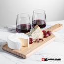 Swissmar&reg; Bamboo Board & 2 Dunhill Stemless Wine Alt Image 1