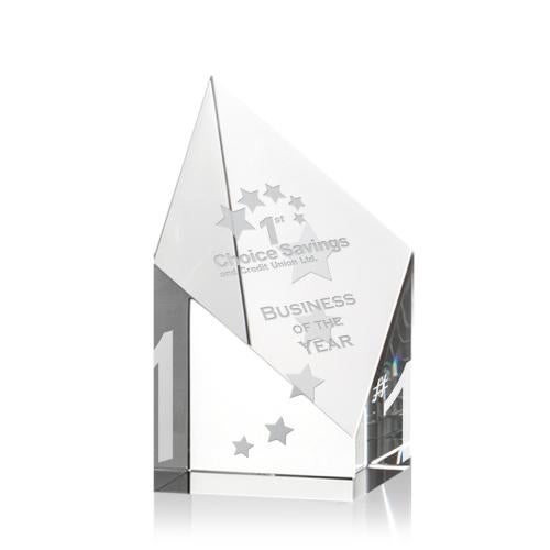 Recognition Awards - Crystal Awards - Vertex Paperweight