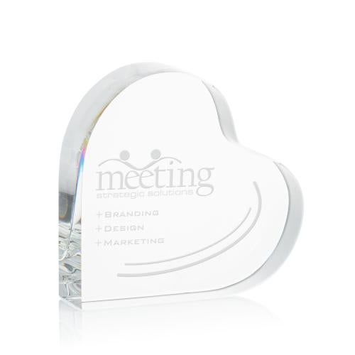 Recognition Awards - Crystal Awards - Kashmir Standing Heart Award