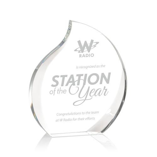 Recognition Awards - Crystal Awards - Preswick Flame Award