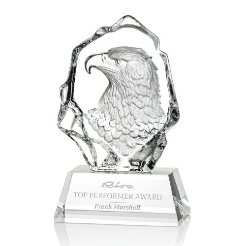 Recognition Awards - Crystal Awards - Ottavia Eagle Head Award