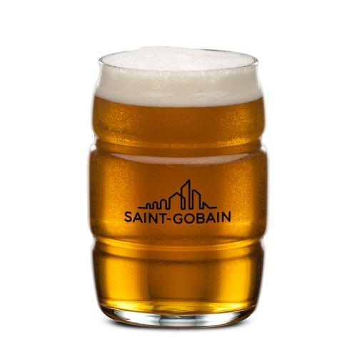 Corporate Gifts - Barware - Beer Glasses & Steins - Barrel Beer Glass - Imprinted