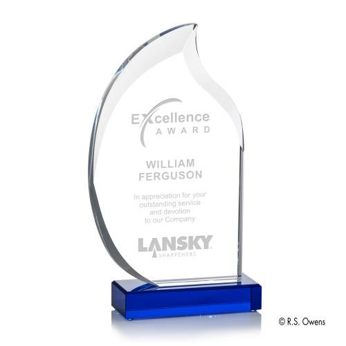 Recognition Awards - Crystal Awards - Bossier Flame Award