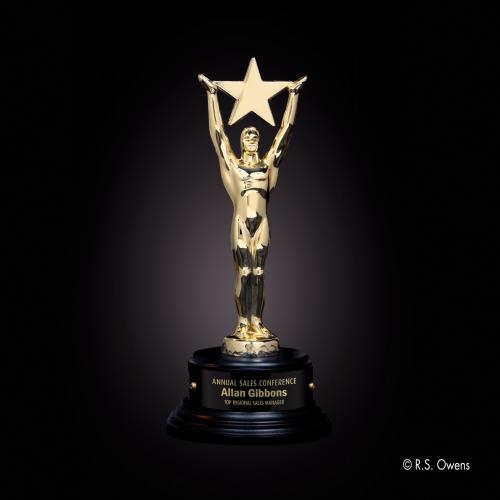 Gold Star Achievement Award Recognition Awards - Shop by Recipient - Sales Awards - Gold Star Achievement Award