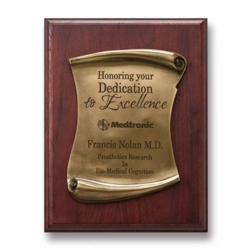 Recognition Awards - Marble and Stone Awards - Scroll Plaque