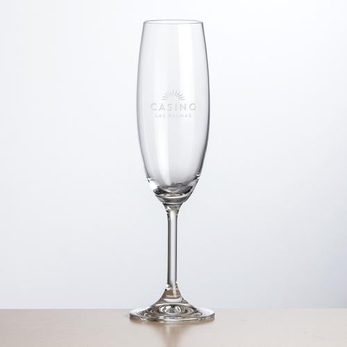 Corporate Gifts - Barware - Wine & Champagne - Champagne Flutes - Naples Flute - Deep Etch