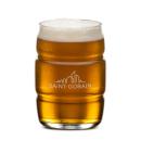 Barrel Beer Glass - Deep Etch