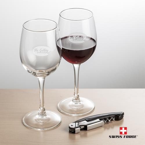 Corporate Gifts - Barware - Barware Gift Sets - Swiss Force&reg; Opener & Connoisseur Wine