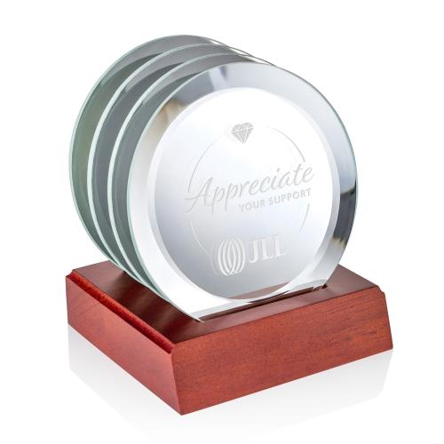 Corporate Gifts - Coasters - Aladdin Coaster - Set of 4 on Rosewood