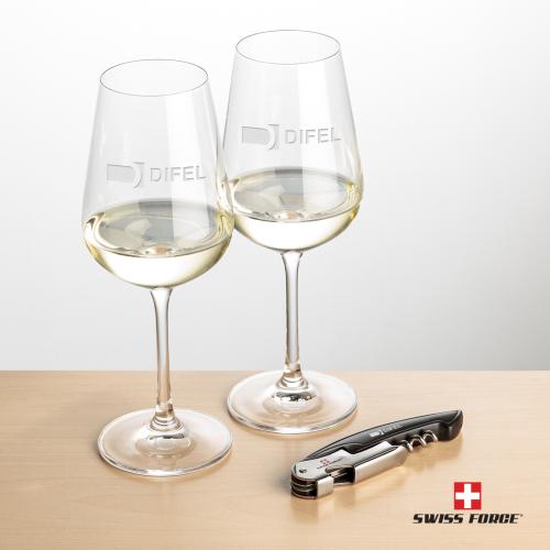 Corporate Gifts - Barware - Barware Gift Sets - Swiss Force&reg; Opener & Laurent Wine