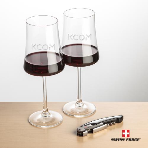 Corporate Gifts - Barware - Barware Gift Sets - Swiss Force&reg; Opener & Dakota Wine