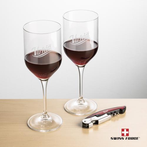 Corporate Gifts - Barware - Barware Gift Sets - Swiss Force&reg; Opener & Belmont Wine