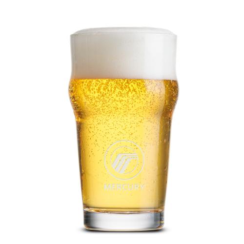 Corporate Gifts - Barware - Beer Steins and Pilsners - Hamburg Beer Glass - Deep Etch