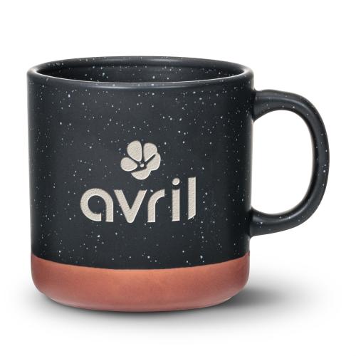 Corporate Gifts - Coffee Mugs - Cyrene Mug - 14oz - Deep Etch