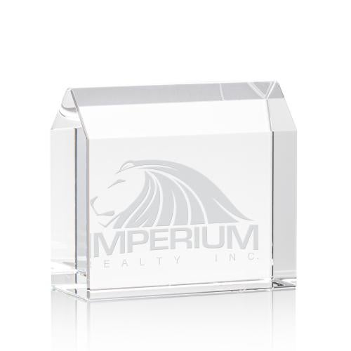 Recognition Awards - Crystal Awards - Homestead Paperweight