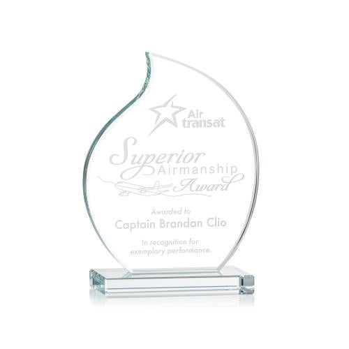 Recognition Awards - Crystal Awards - Rothbury Flame Award