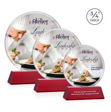 Blackpool on Newhaven VividPrint Award - Red - Crystal Awards