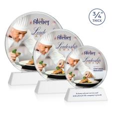 Blackpool on Newhaven VividPrint Award - White - Crystal Awards