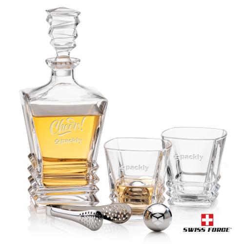Corporate Gifts - Barware - Glasses Sets - Bentley Decanter Set & Ice Balls