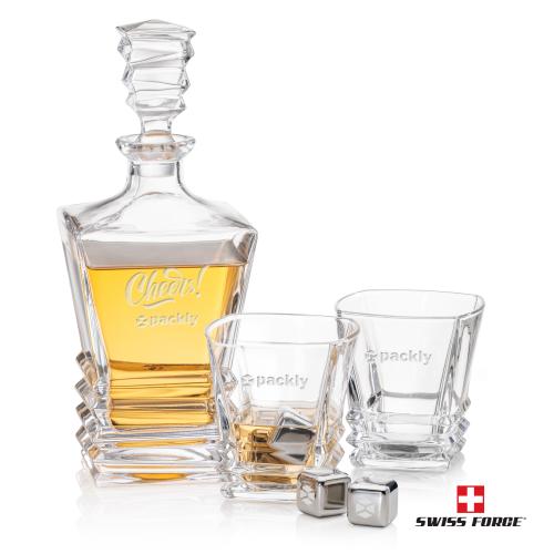 Corporate Gifts - Barware - Glasses Sets - Bentley Decanter Set & Ice Cubes