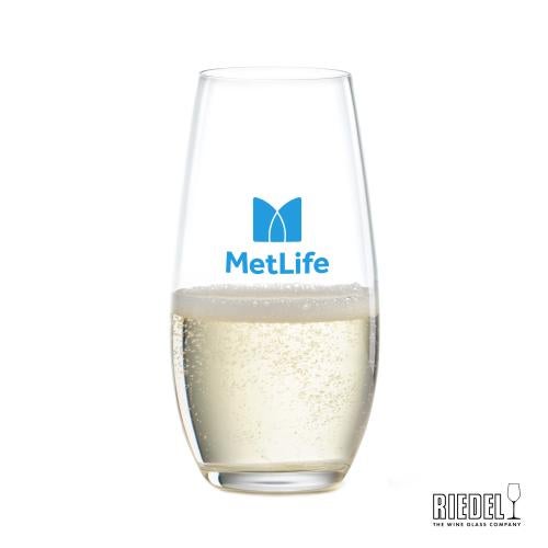 Corporate Gifts - Barware - Wine & Champagne - Champagne Flutes - RIEDEL Stemless Flute - 9.25oz - Imprinted