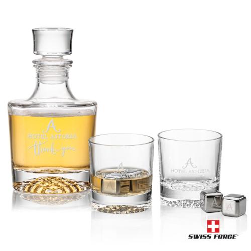 Corporate Gifts - Barware - Barware Gift Sets - Buxton Decanter Set & Ice Cubes