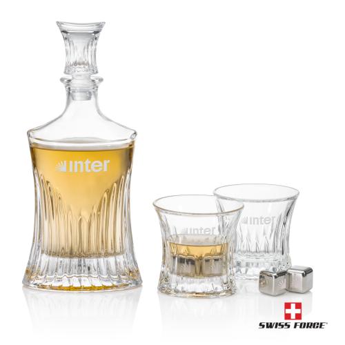 Corporate Gifts - Barware - Barware Gift Sets - Langstaff Decanter Set & Ice Cubes