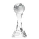 Soccer Ball Award on Langport Base - Clear