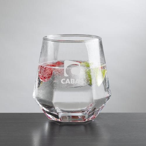 Corporate Gifts - Barware - On the Rocks Tumblers & Glasses - Hartsdale OTR - Deep Etch
