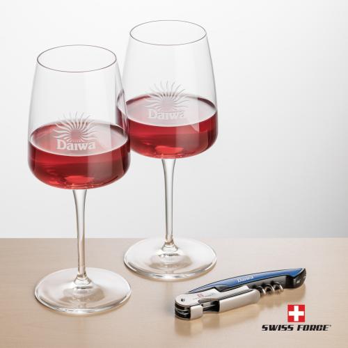 Corporate Gifts - Barware - Barware Gift Sets - Swiss Force&reg; Opener & Dunhill Wine