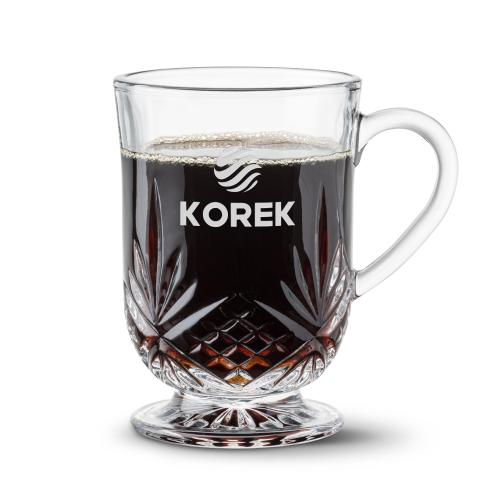 Corporate Gifts - Drinkware - Coffee Mugs - Brinkley Footed Mug - 10oz - Deep Etch