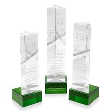 Oakham Award on Hancock Base - Green - Shop by Recipient