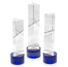 Oakham Award on Marvel Base - Blue - Shop by Recipient