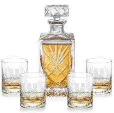 Cavanaugh Square Decanter Set - Barware Gift Sets