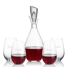 Juliette Decanter & Boston Stemless Wine - Barware Gift Sets