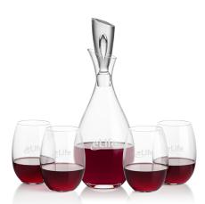 Juliette Decanter & Carlita Stemless Wine - Barware Gift Sets