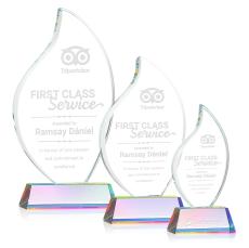 Odessy Flame Award on Newhaven - Prismatic - Prism Crystal Awards