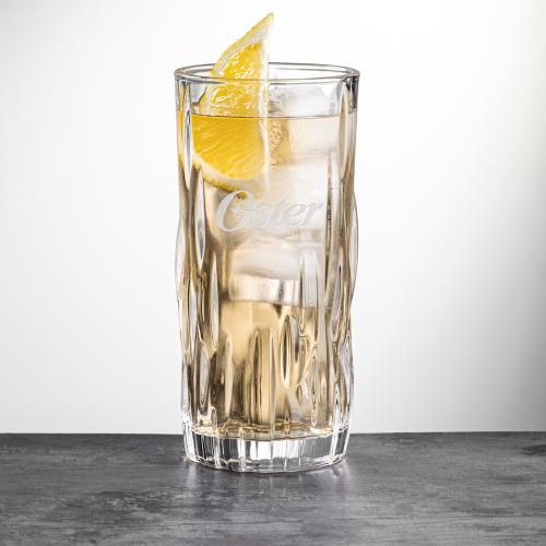 Corporate Gifts - Barware - Hiballs - Newport Hiball - Deep Etch