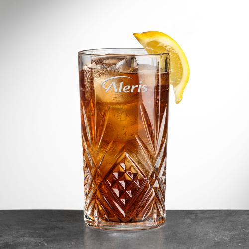Corporate Gifts - Barware - Hiballs - Brinkley Hiball - Deep Etch