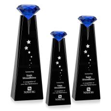 Alicia Gemstone Award - Black/Sapphire - Years of Service Awards