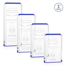 Powell Award - Blue - Colored Acrylic Awards